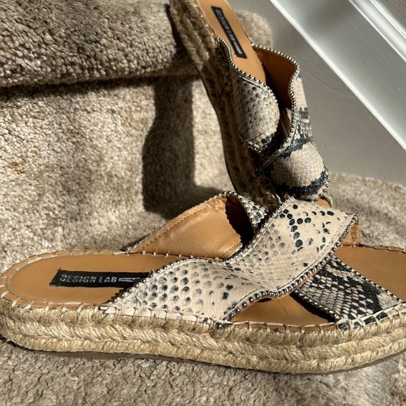 Lord & Taylor Design Lab, Python flip flips, size 9.5-10 - Picture 2 of 4